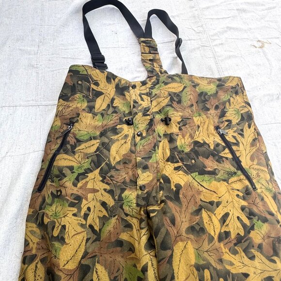 Gander Mountain Bib Pants Men M-XL Camo Leaf Waterfowl Hunting - Picture 2 of 14